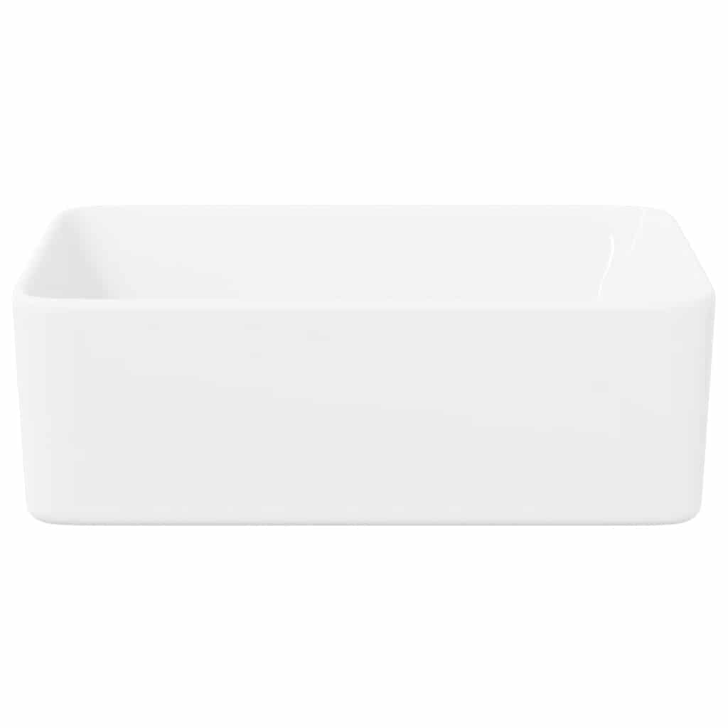 vidaXL Wastafel 40x30x13 cm keramiek wit - Image 5