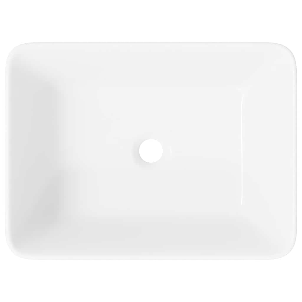 vidaXL Wastafel 40x30x13 cm keramiek wit - Image 7