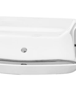 5 cm keramiek zilverkleurig