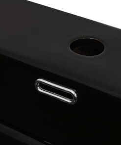 vidaXL Wastafel met kraangat 76x42