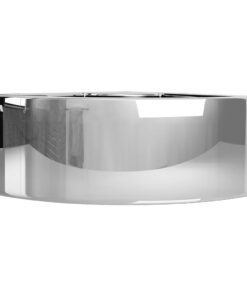 5 cm keramiek zilverkleurig