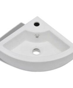 vidaXL Wastafel met overloop 45x32x12