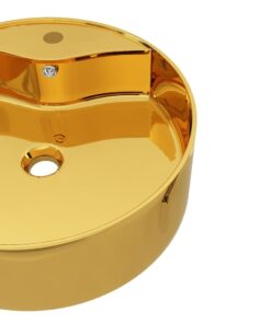 vidaXL Wastafel met overloop 46