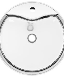 5 cm keramiek zilverkleurig