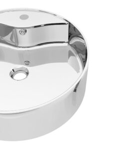 vidaXL Wastafel met overloop 46