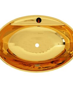 vidaXL Wastafel met overloop 58