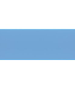 vidaXL Wastafel met overloop vierkant 41x41 cm keramiek mat lichtblauw