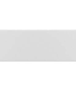 vidaXL Wastafel met overloop vierkant 41x41 cm keramiek matwit