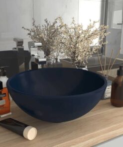 vidaXL Wastafel rond 32