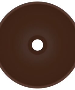 vidaXL Wastafel rond 32