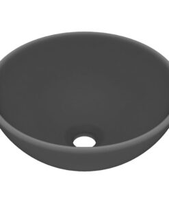 5x14 cm keramiek mat donkergrijs