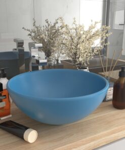 vidaXL Wastafel rond 32