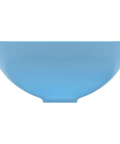 5x14 cm keramiek mat lichtblauw