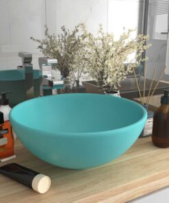 vidaXL Wastafel rond 32