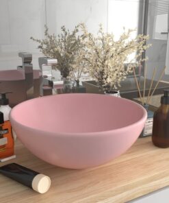 vidaXL Wastafel rond 32