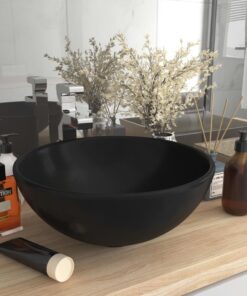 vidaXL Wastafel rond 32