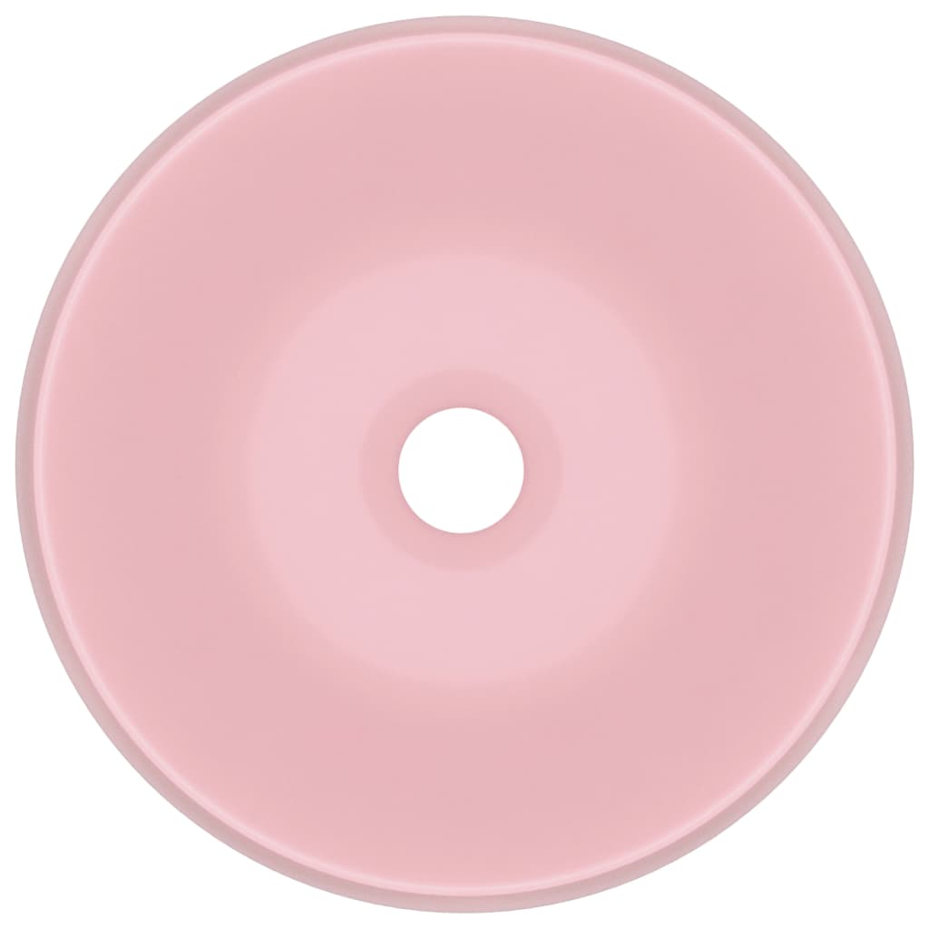 vidaXL Wastafel rond 40x15 cm keramiek matroze - Image 3