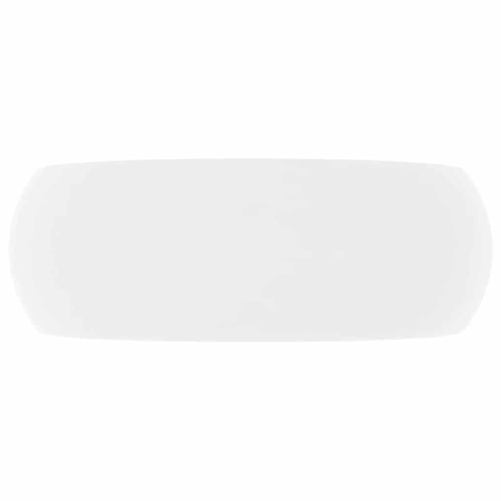 vidaXL Wastafel rond 40x15 cm keramiek matwit - Image 3