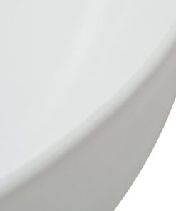 vidaXL Wastafel rond wit 41