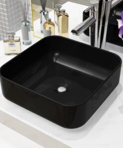 vidaXL Wastafel vierkant 38x38x13