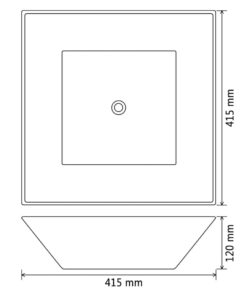 5x12 cm keramiek zwart