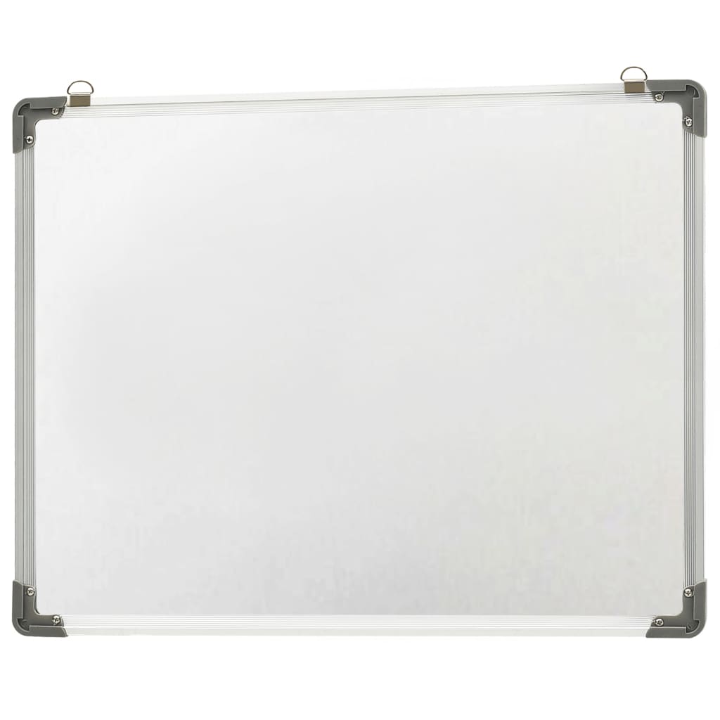 vidaXL Whiteboard magnetisch 90x60 cm staal wit - Afbeelding 4