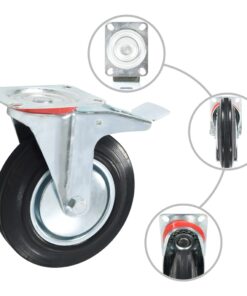 vidaXL Wielen 4 st 200 mm