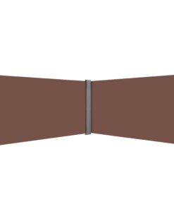 vidaXL Windscherm uittrekbaar 160x600 cm bruin