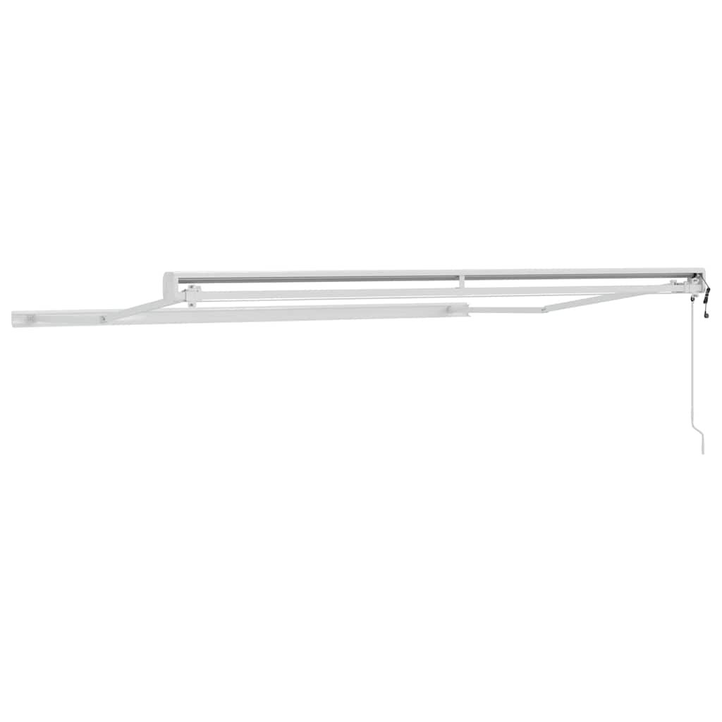 vidaXL Zijde Frame Wit 350 x 250 cm Aluminium - Image 6