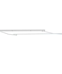 vidaXL Zijde Frame Wit 400 × 300 cm Aluminium