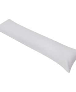 vidaXL Zijslaapkussen 40x145 cm grijs