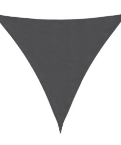 vidaXL Zonnescherm driehoekig 3x3x3 m oxford stof antracietkleurig