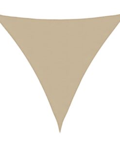 vidaXL Zonnescherm driehoekig 3x3x3 m oxford stof beige