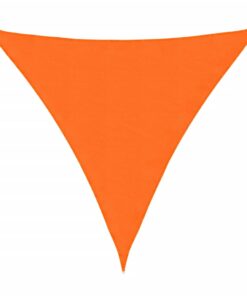vidaXL Zonnescherm driehoekig 3x3x3 m oxford stof oranje