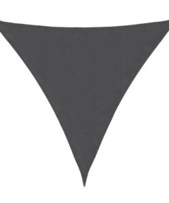 vidaXL Zonnescherm driehoekig 4x4x4 m oxford stof antracietkleurig
