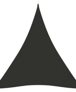 vidaXL Zonnescherm driehoekig 4x5x5 m oxford stof antracietkleurig