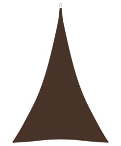 vidaXL Zonnescherm driehoekig 4x5x5 m oxford stof bruin