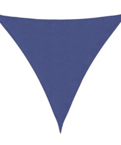 vidaXL Zonnescherm driehoekig 5x5x5 m oxford stof blauw