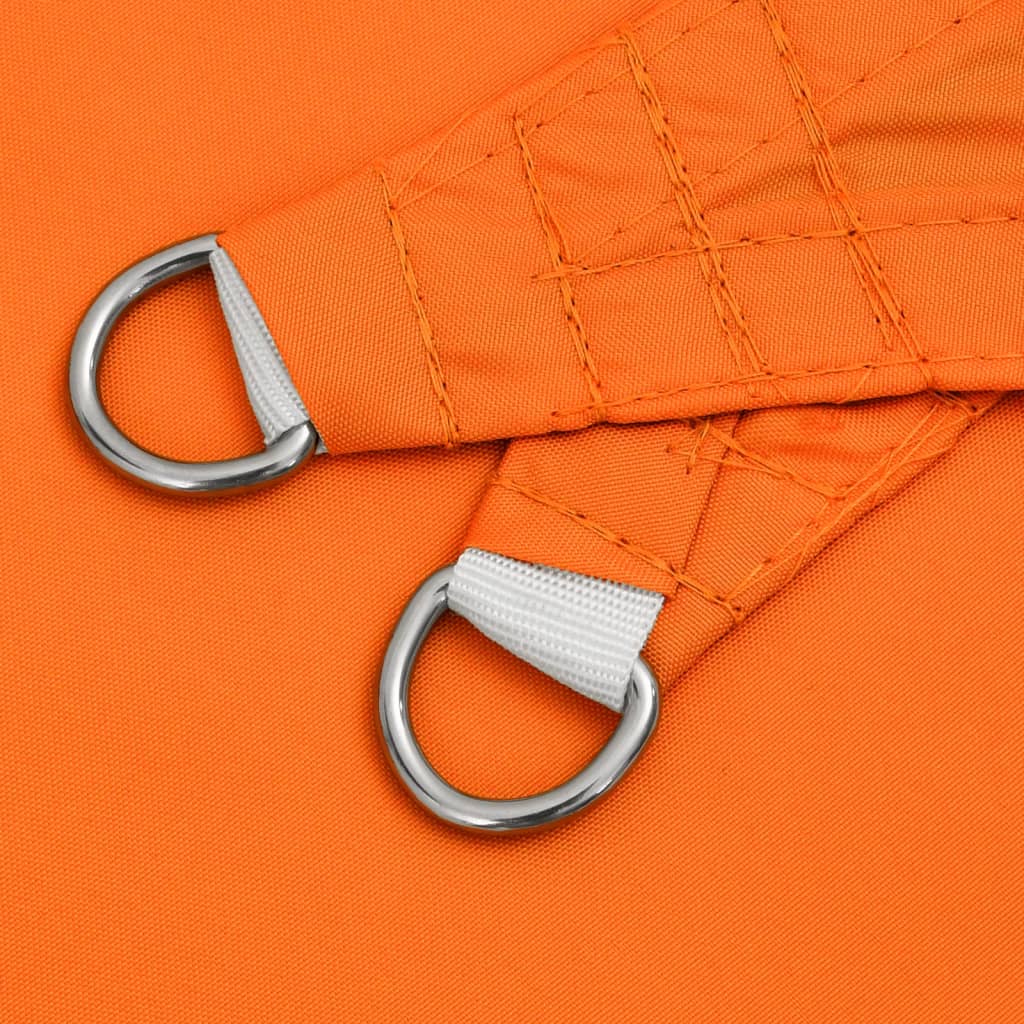 vidaXL Zonnescherm driehoekig 5x5x5 m oxford stof oranje