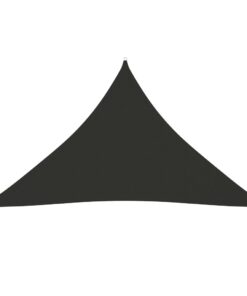 vidaXL Zonnescherm driehoekig 5x5x6 m oxford stof antracietkleurig