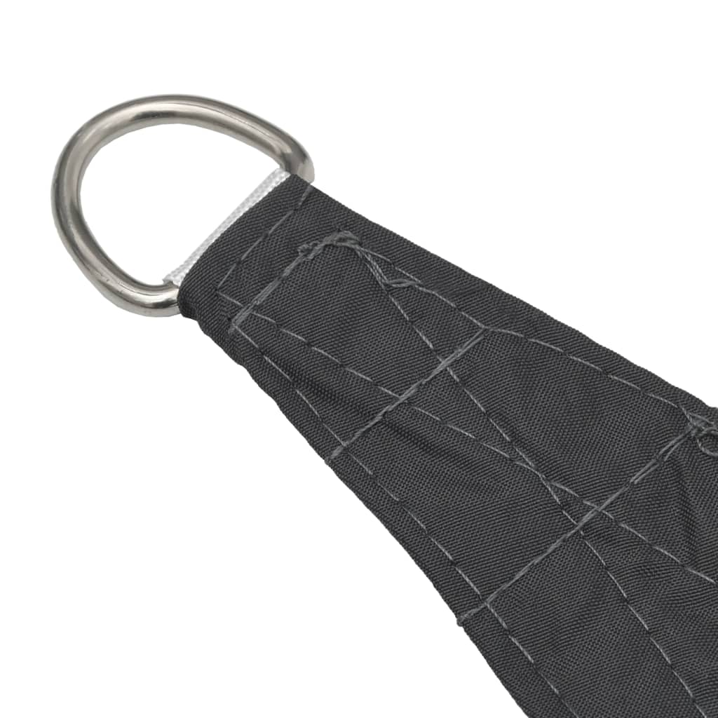 vidaXL Zonnescherm driehoekig 5x7x7 m oxford stof antracietkleurig - Image 5