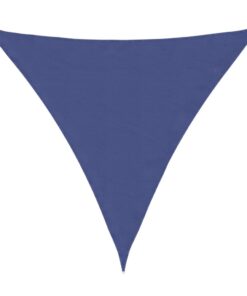 vidaXL Zonnescherm driehoekig 6x6x6 m oxford stof blauw