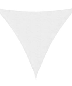 vidaXL Zonnescherm driehoekig 6x6x6 m oxford stof wit