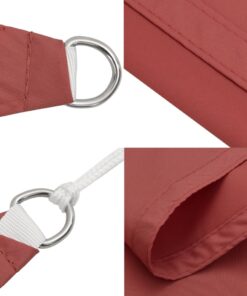 vidaXL Zonnescherm rechthoekig 2,5x4 m oxford stof terracottakleurig