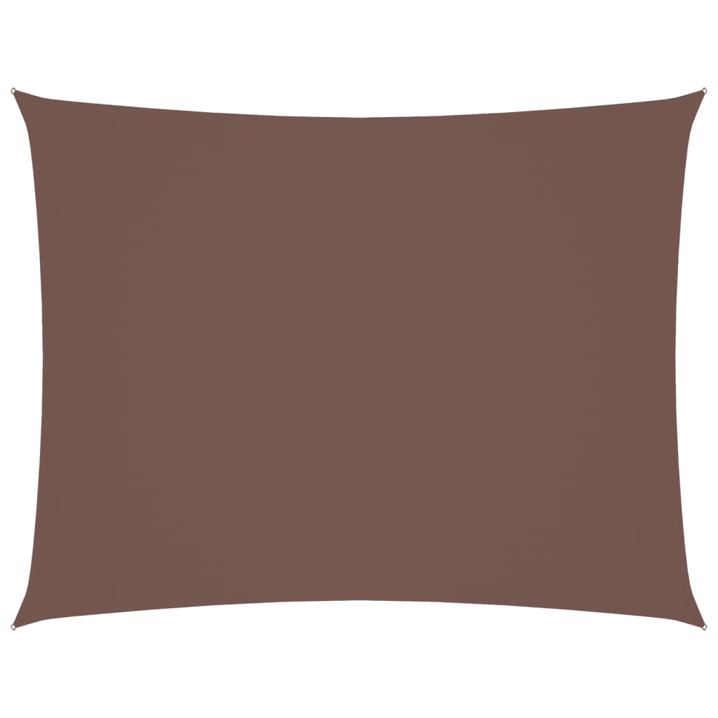 vidaXL Zonnescherm rechthoekig 2x3 m oxford stof bruin