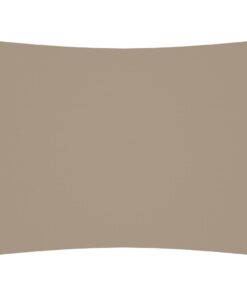 vidaXL Zonnescherm rechthoekig 2x3 m oxford stof taupe