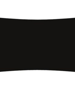 vidaXL Zonnescherm rechthoekig 2x4 m oxford stof zwart