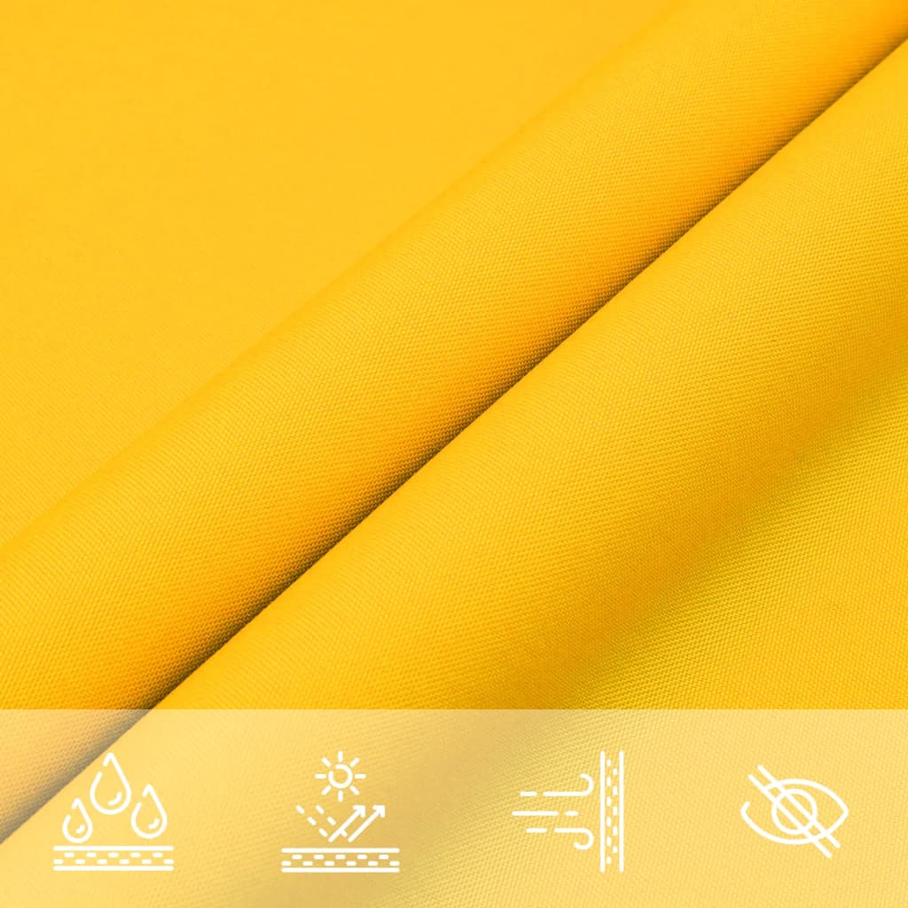 vidaXL Zonnescherm rechthoekig 2x4,5 m oxford stof geel - Image 5