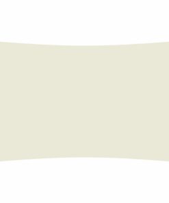 vidaXL Zonnescherm rechthoekig 2x5 m oxford stof crèmekleurig