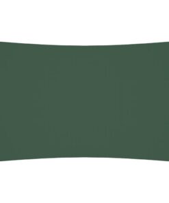vidaXL Zonnescherm rechthoekig 2x5 m oxford stof donkergroen